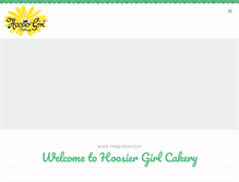 Tablet Screenshot of hoosiergirlcakery.com